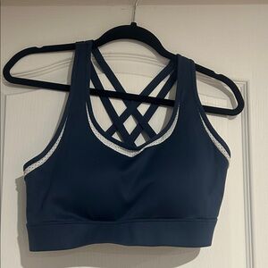 Zyia Navy Blue Sports Bra